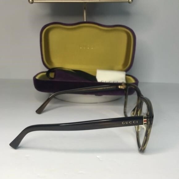 New Authentic GUCCI GG0452O 004 Oversized Eyeglasses - Picture 11 of 12